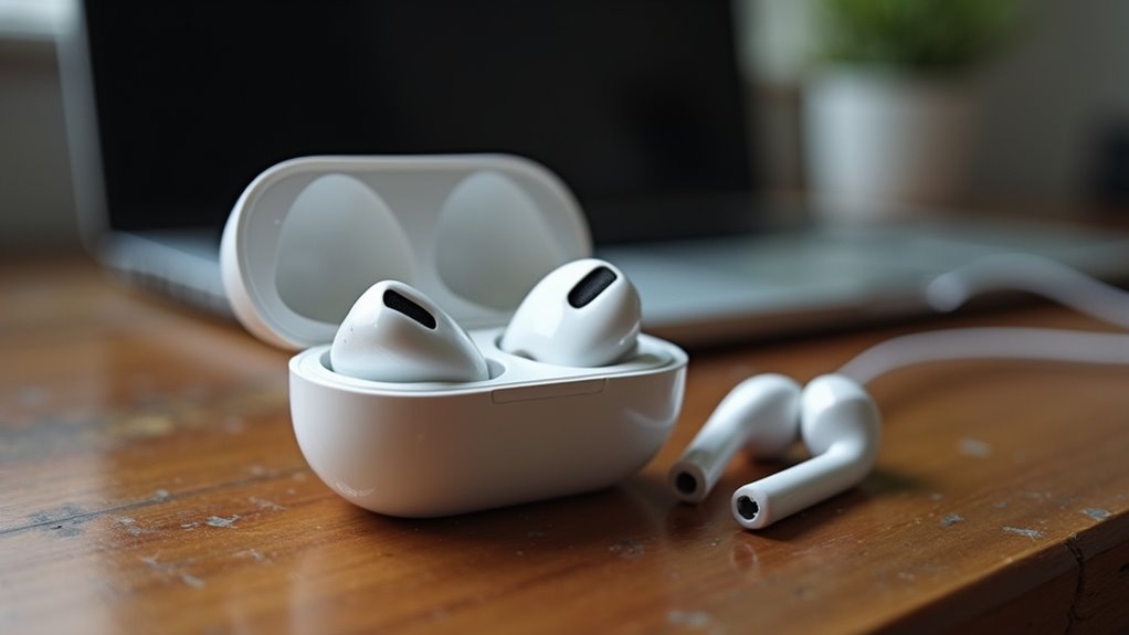 AirPodsy nie ładują się w etui