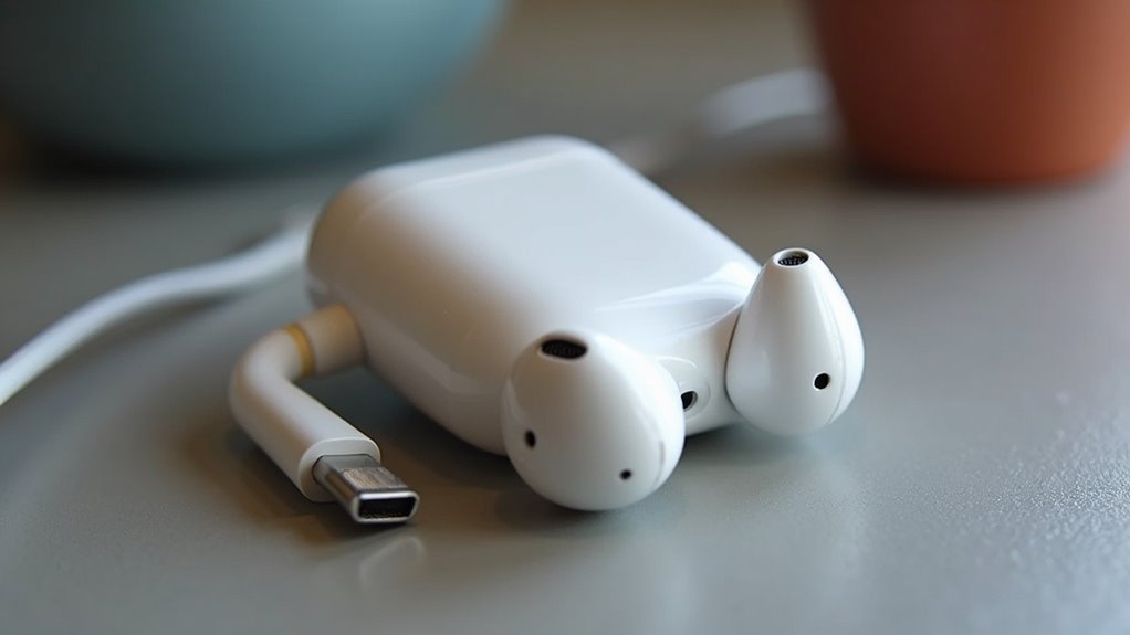 naładuj AirPodsy przed diagnozowaniem