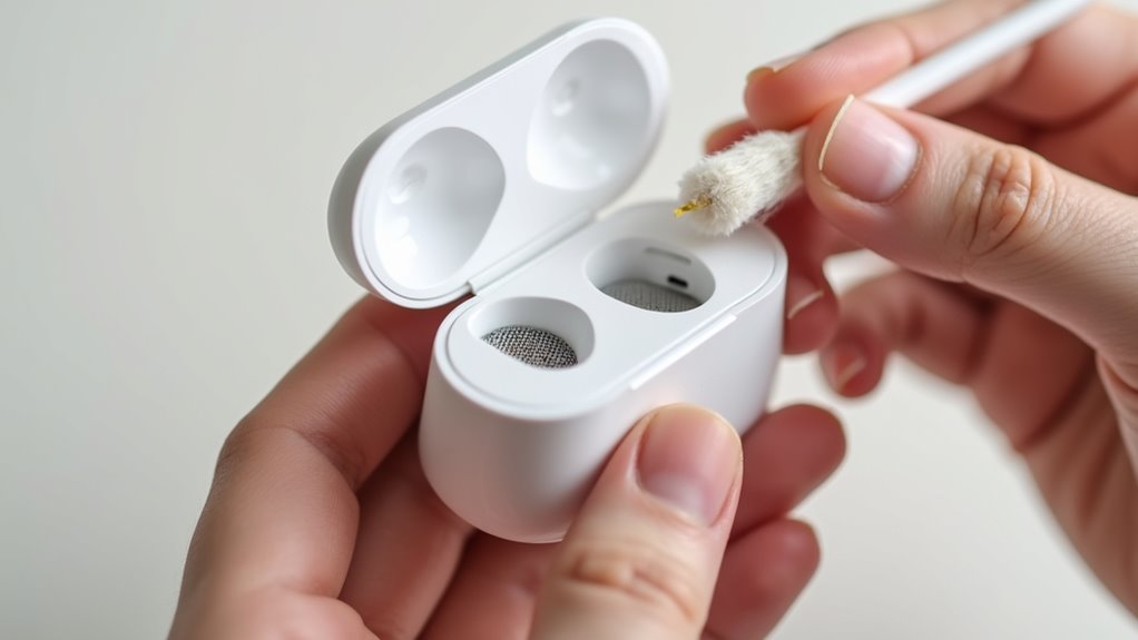 Jak wyczyścić siateczkę w AirPodach?