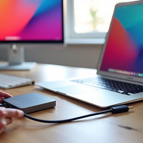 Jak podłączyć dwa monitory do MacBooka Air?